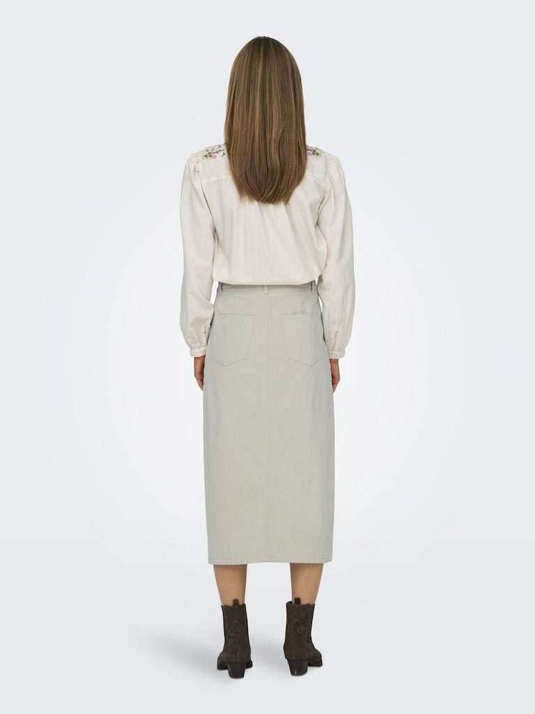 Onllola Hw Long Slit Skirt - koop Rokken van Only bij Meisjes Brugge