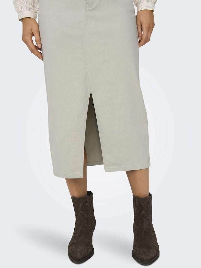 Onllola Hw Long Slit Skirt - koop Rokken van Only bij Meisjes Brugge