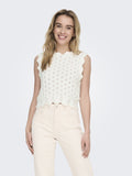 Onlluna Life Sl O - Neck Tank Knit Noos - koop Knitwear van Only bij Meisjes Brugge