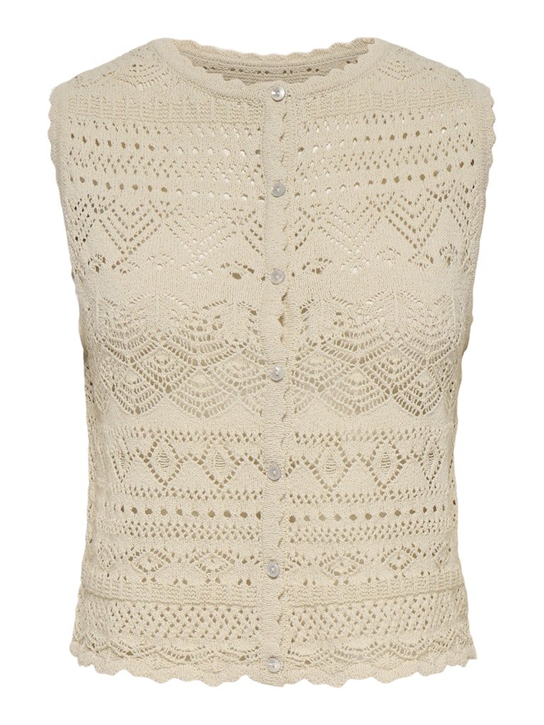 Onlluza Sl O - Neck Reversible Knit Top – Pulls voor dames in kleur | Meisjes