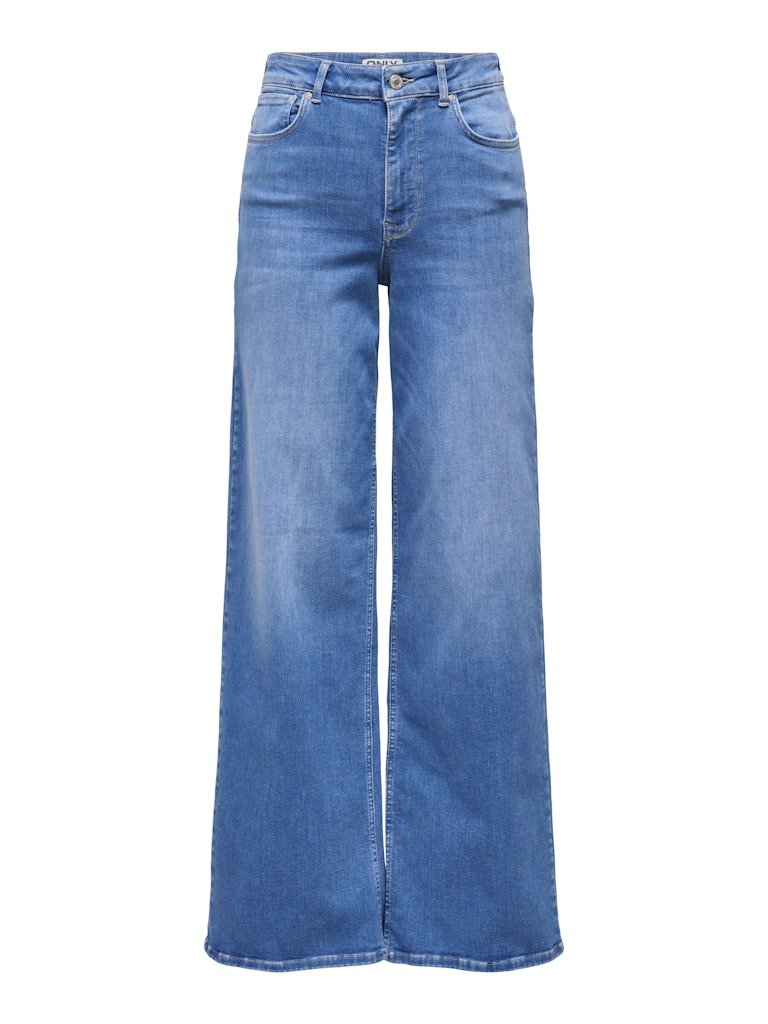 Special Bright Blue Denim Jeans - Onlmadison Blush Hw Wide Dnm Rea262 Noos van Only