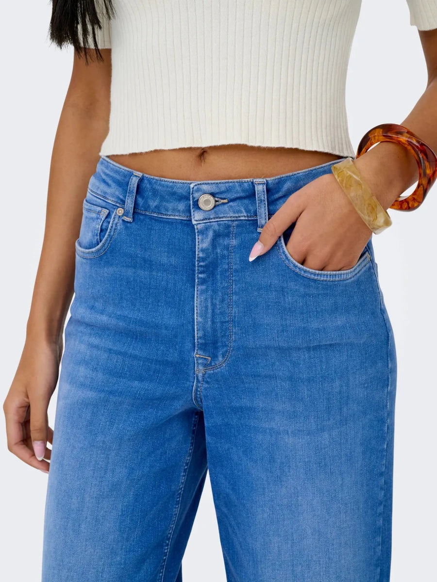Onlmadison Blush Hw Wide Dnm Rea262 Noos van Only – Jeans voor dames | Meisjes Brugge