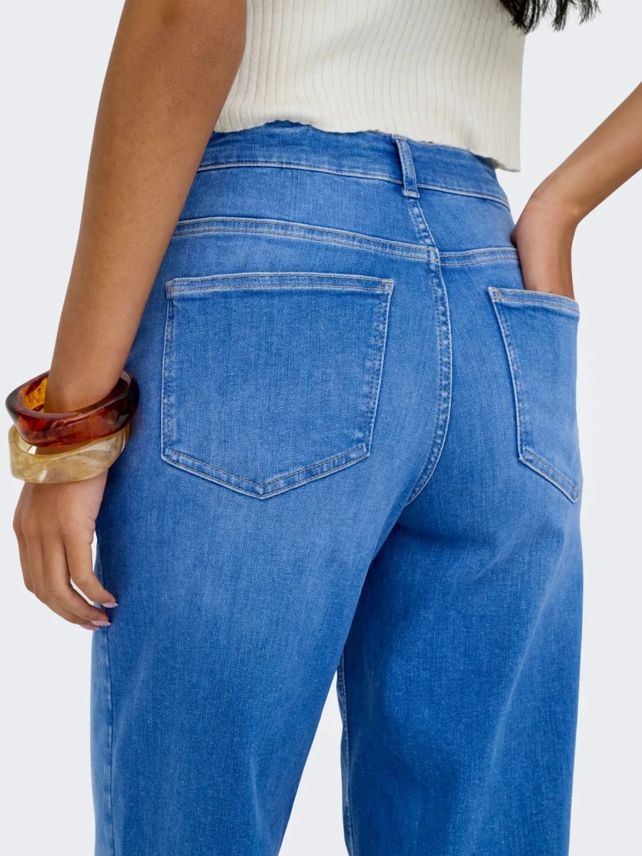 Onlmadison Blush Hw Wide Dnm Rea262 Noos van Only – Jeans voor dames | Meisjes Brugge