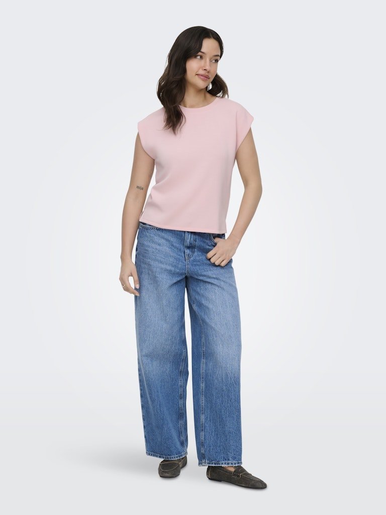 Onlmaya S/L Boxy Top van Only – Tops voor dames | Meisjes Brugge