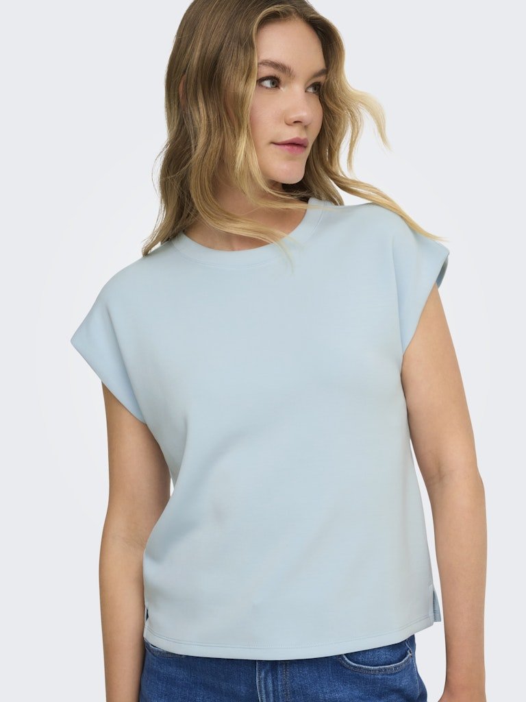 Onlmaya S/L Boxy Top van Only – Tops voor dames | Meisjes Brugge