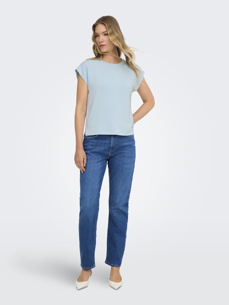 Onlmaya S/L Boxy Top van Only – Tops voor dames | Meisjes Brugge