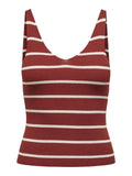 Pulls Onlmeddi Sl Stripe V-Neck Knit van Only