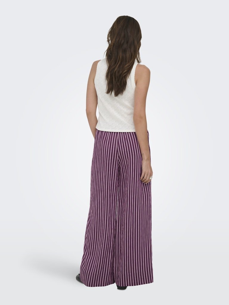 Onlmeldola Long Striped Wide Pants van Only – Broeken voor dames | Meisjes Brugge