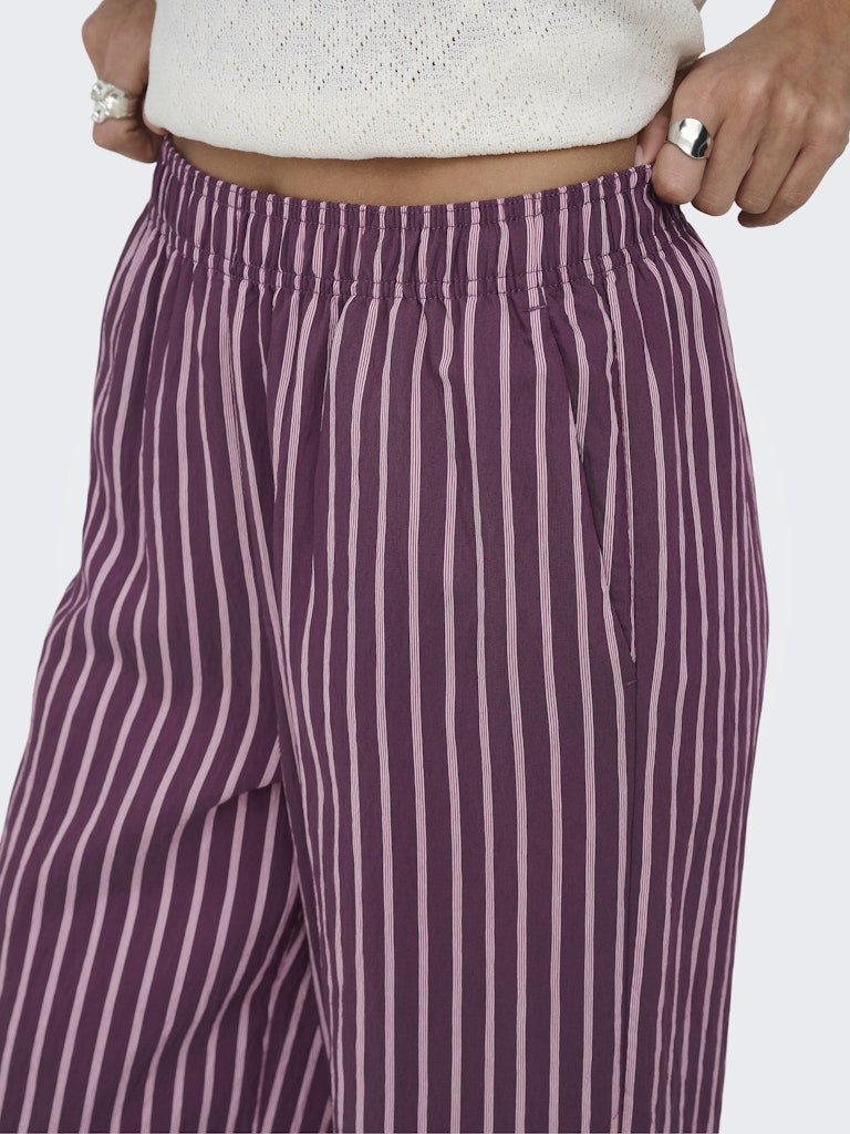 Onlmeldola Long Striped Wide Pants van Only – Broeken voor dames | Meisjes Brugge