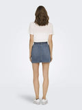 Rokken - Onlmillie Hw Mini Paper Denim Skirt Noos van Only