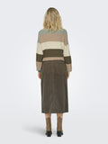 Rokken - Onlmoxie Hw Long Slit Corduroy Skirt van Only
