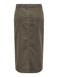 Rokken - Onlmoxie Hw Long Slit Corduroy Skirt van Only