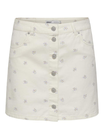 Onlnaomi Aop Button Skirt van Only – Rokken voor dames | Meisjes Brugge
