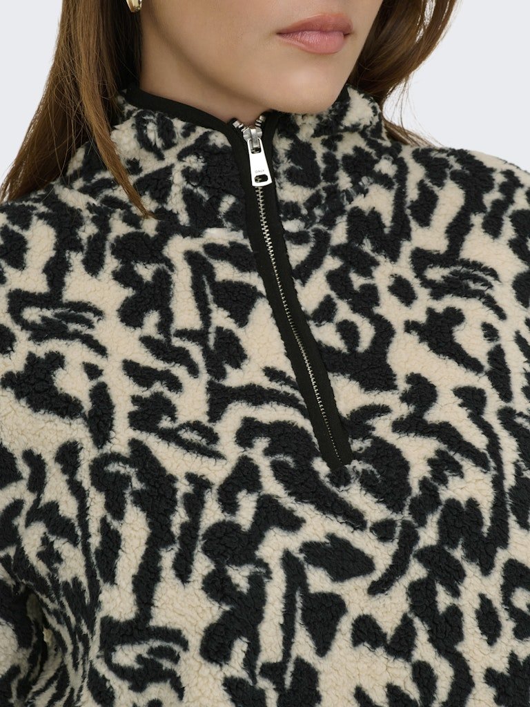 Sweaters - Onlnew Dallas L/S Highneck Zip Sweat Noos van Only