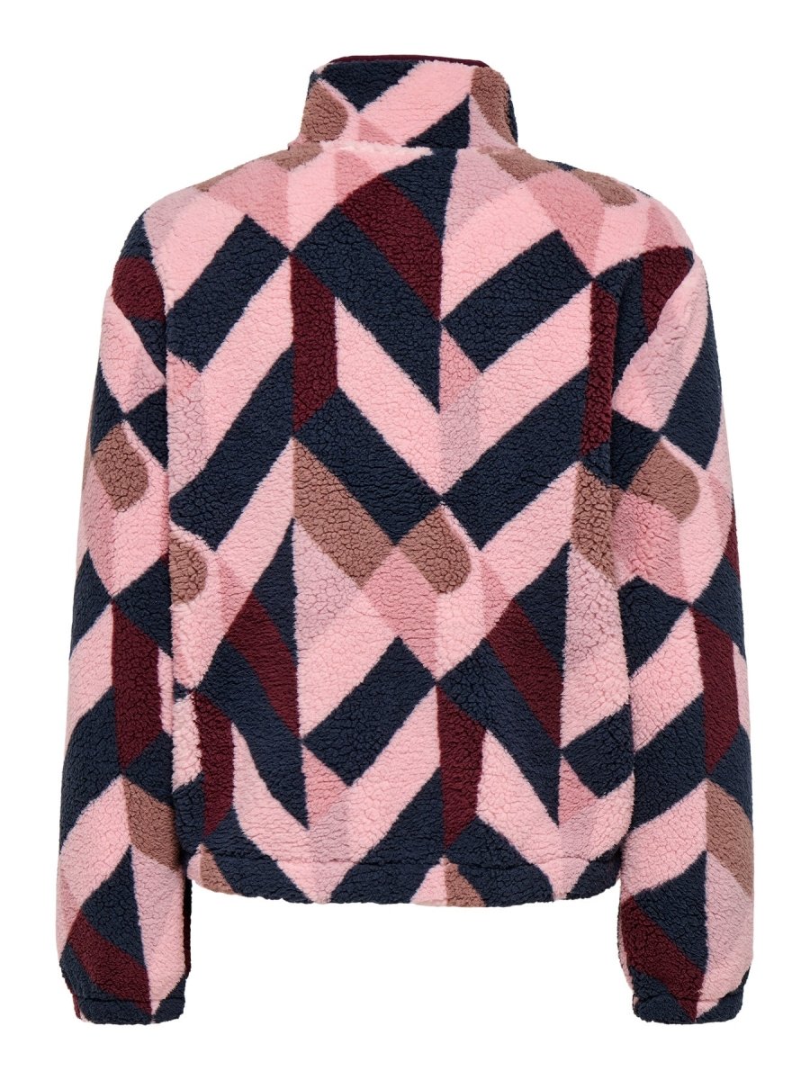 Onlnew Dallas L/S Highneck Zip Sweat Noos - koop Sweaters van Only bij Meisjes Brugge