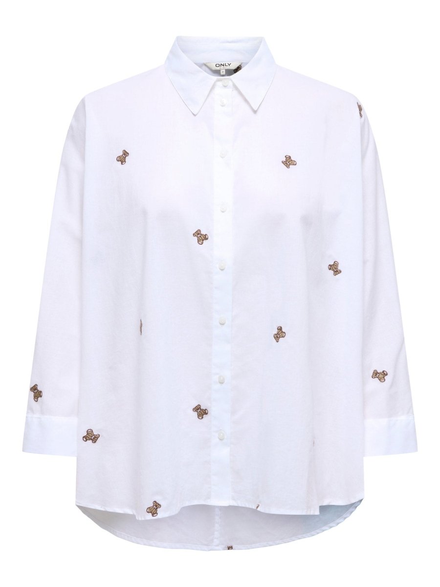 Shirts - Onlnew Lina Grace Ls Emb Shirt Noos van Only