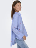 Shirts - Onlnew Lina Grace Str Emb Shirt Noos van Only