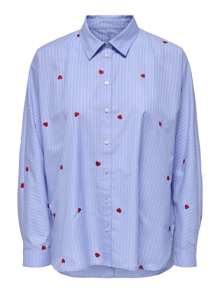 Onlnew Lina Grace Str Emb Shirt Noos van Only – Shirts voor dames | Meisjes Brugge