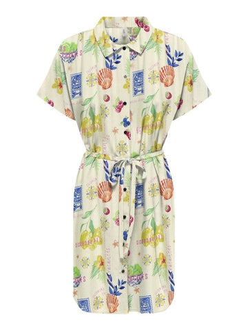 Onlnova Life Elite Ayla Shirt Dress Aop - koop Jurken van Only bij Meisjes Brugge