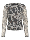 Onlnova L/S Mesh Top - koop Tops van Only bij Meisjes Brugge