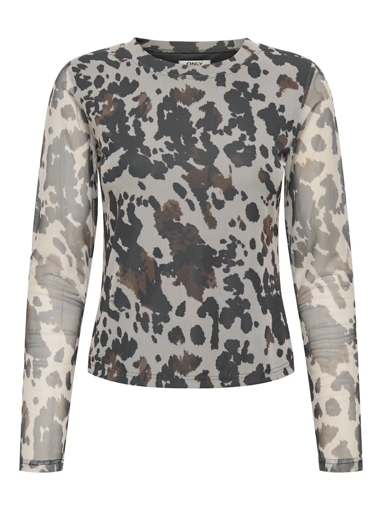 Onlnova L/S Mesh Top - koop Tops van Only bij Meisjes Brugge