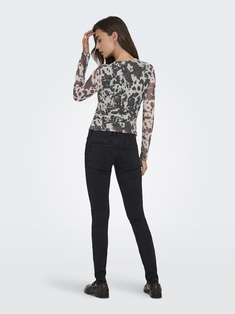 Onlnova L/S Mesh Top - koop Tops van Only bij Meisjes Brugge