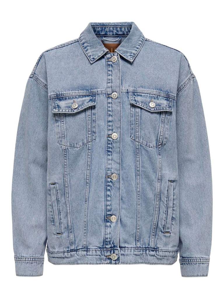 Onlocean L/S Oversize Jacket Denim Noos - SS25 - koop Jassen van Only bij Meisjes Brugge