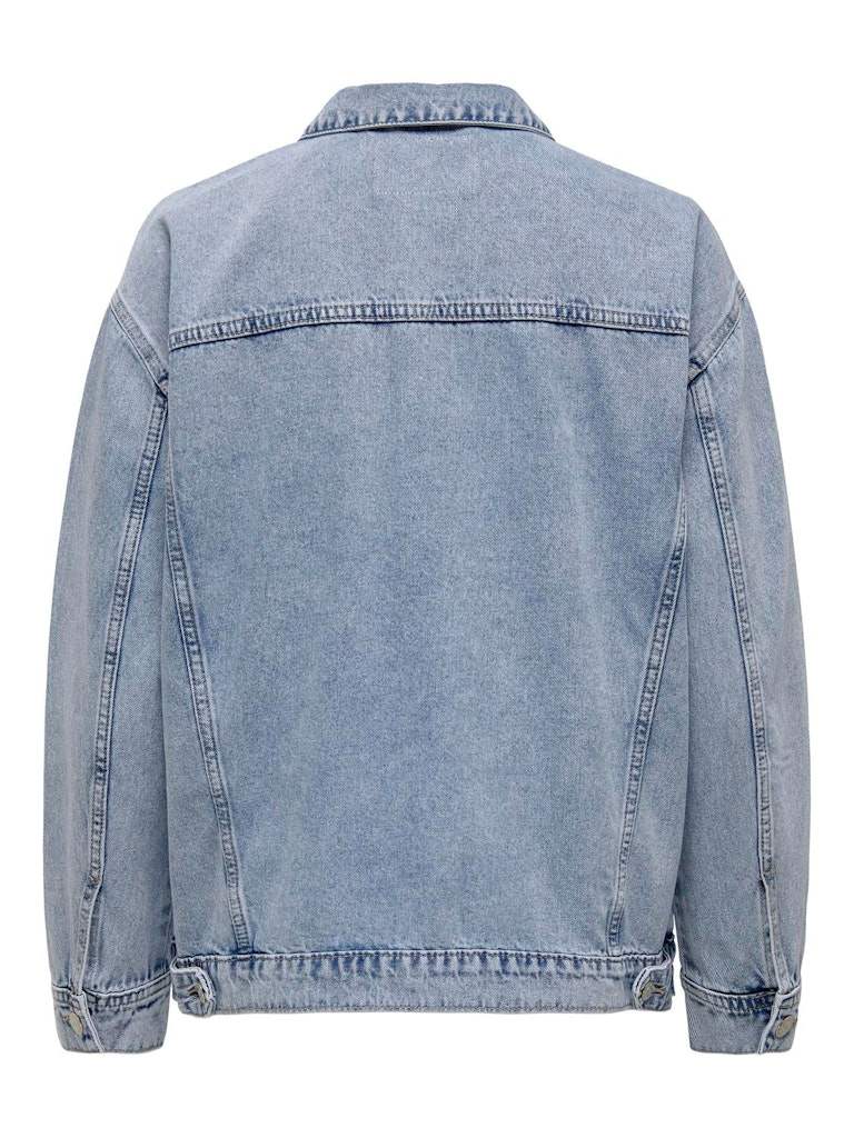 Onlocean L/S Oversize Jacket Denim Noos - SS25 - koop Jassen van Only bij Meisjes Brugge