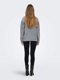 Onlocean L/S Oversize Jacket Grey Denim - koop Jassen van Only bij Meisjes Brugge