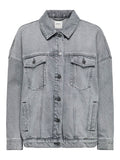 Jassen - Onlocean L/S Oversize Jacket Grey Denim van Only