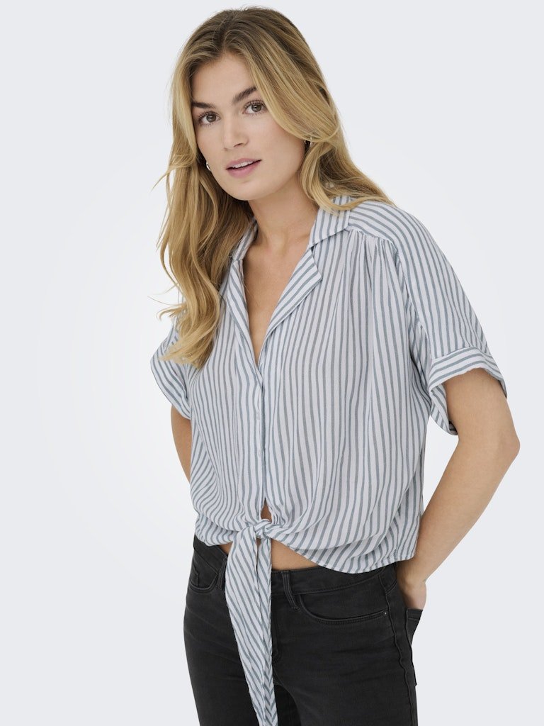 Onlpaula Life S/S Tie Shirt Noos - SS26 van Only – Shirts voor dames | Meisjes Brugge