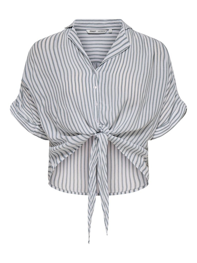 Onlpaula Life S/S Tie Shirt Noos - SS26 van Only – Shirts voor dames | Meisjes Brugge