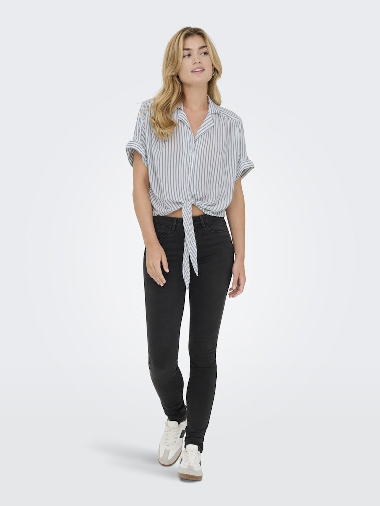 Onlpaula Life S/S Tie Shirt Noos - SS26 van Only – Shirts voor dames | Meisjes Brugge