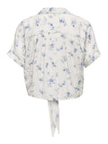 Onlpaula Life S/S Tie Shirt Noos - SS26 – Shirts voor dames in kleur | Meisjes