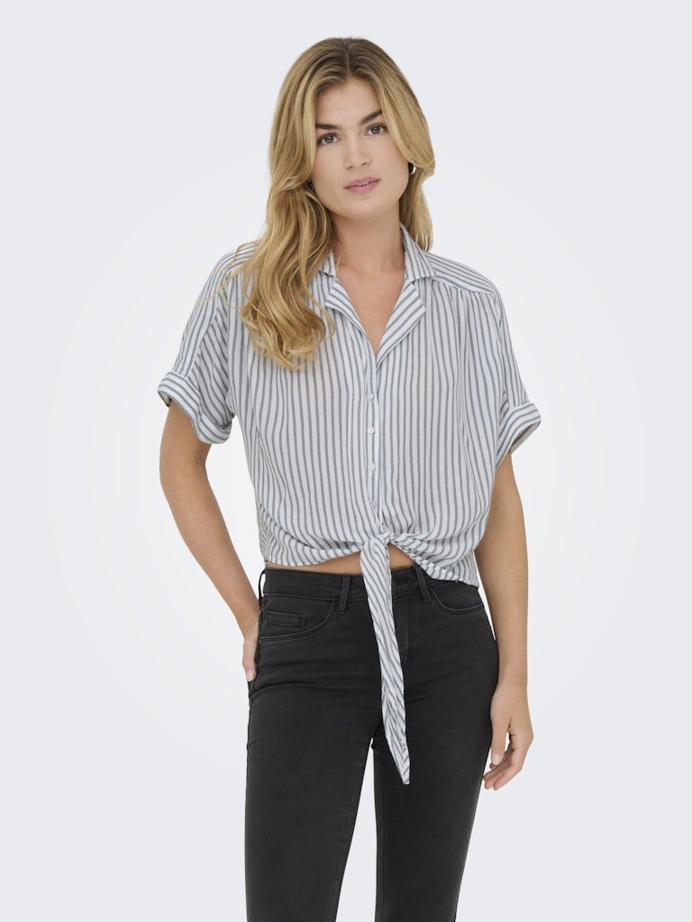Onlpaula Life S/S Tie Shirt Noos - SS26 van Only – Shirts voor dames | Meisjes Brugge
