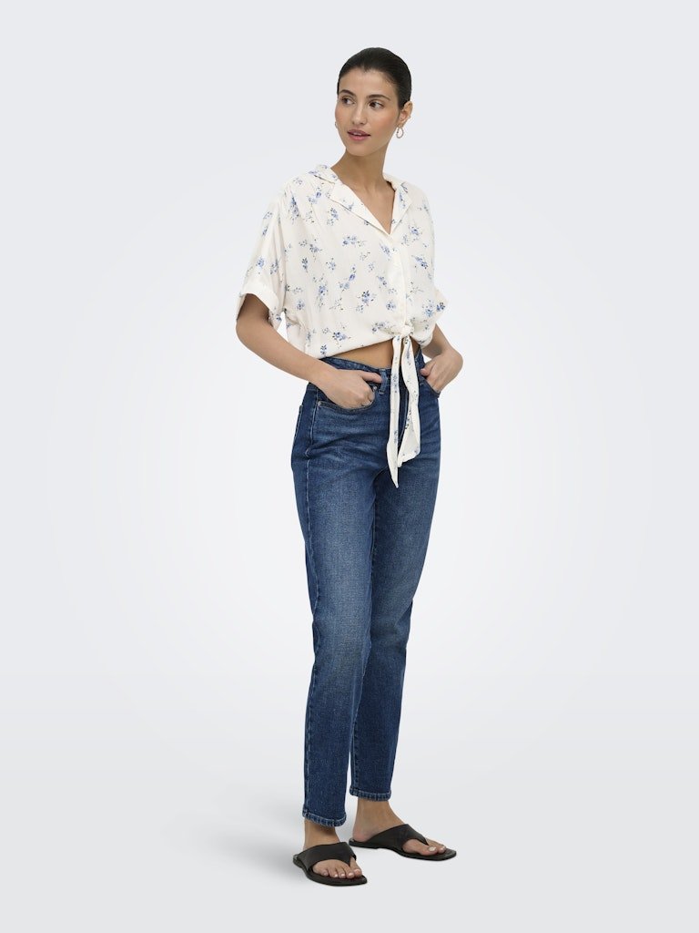 Onlpaula Life S/S Tie Shirt Noos - SS26 van Only – Shirts voor dames | Meisjes Brugge