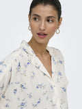 Onlpaula Life S/S Tie Shirt Noos - SS26 – Shirts voor dames in kleur | Meisjes