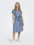 Onlpema Hannover SS Denim Shirt Dress Noos - koop Jurken van Only bij Meisjes Brugge