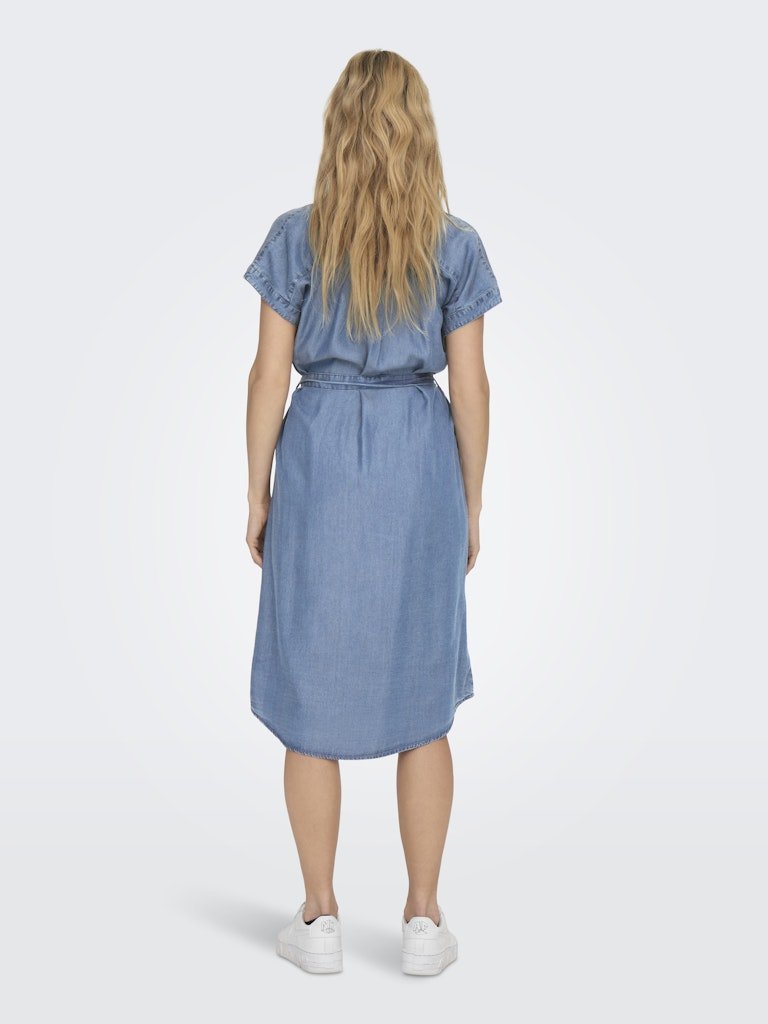 Onlpema Hannover SS Denim Shirt Dress Noos - koop Jurken van Only bij Meisjes Brugge