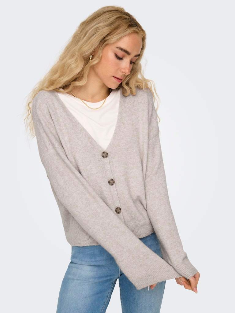 Onlrica Life L/S V-Neck Cardigan Knit van Only – Cardigans voor dames | Meisjes Brugge