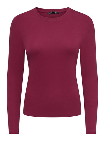 Onlriley O-Neck L/S Top Jrs Noos - AW26 van Only – Tops voor dames | Meisjes Brugge