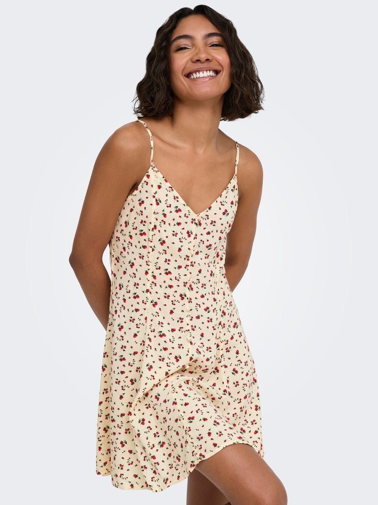 Onlrilla Short Strap Dress van Only – Jurken voor dames | Meisjes Brugge