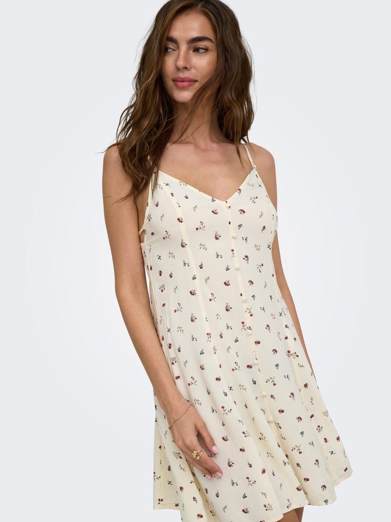 Onlrilla Short Strap Dress van Only – Jurken voor dames | Meisjes Brugge