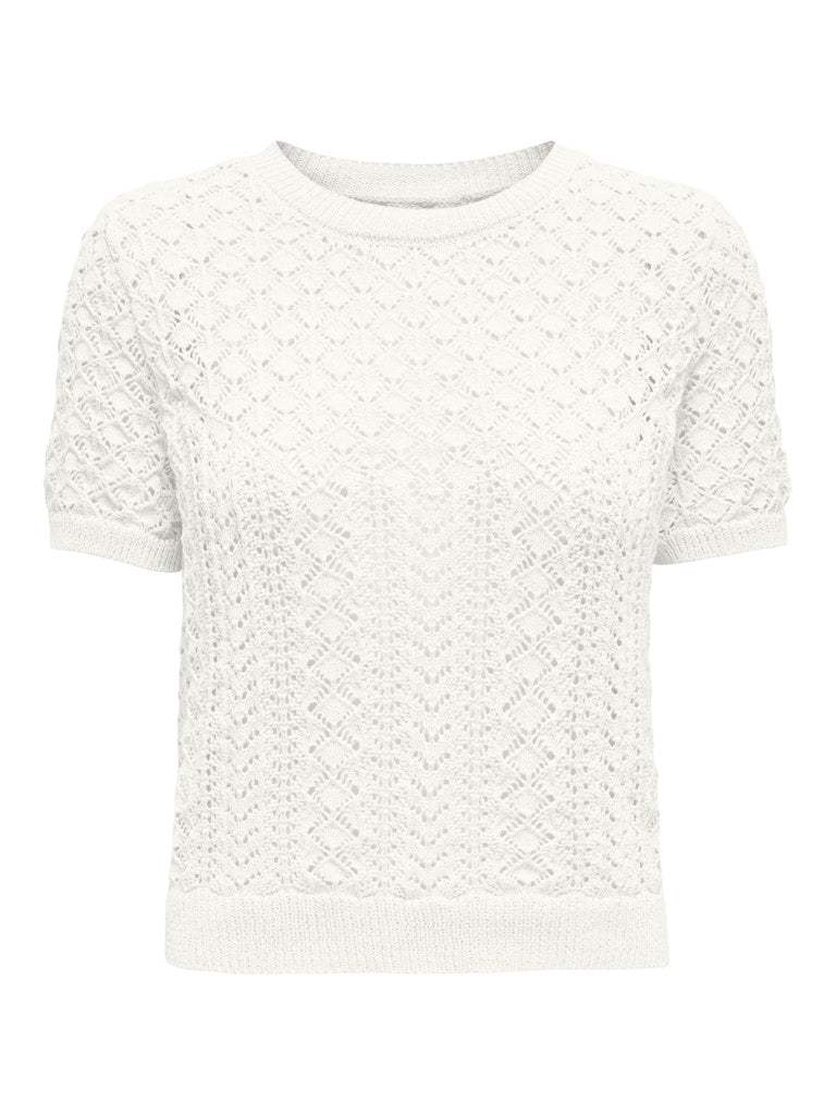 Onlsaga Life Ss O-Neck Knit van Only – Pulls voor dames | Meisjes Brugge