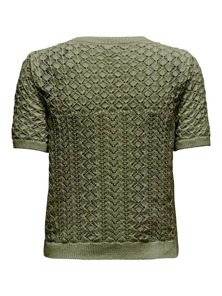 Onlsaga Life Ss O-Neck Knit van Only – Pulls voor dames | Meisjes Brugge