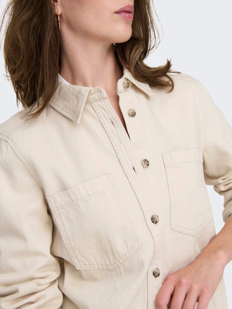 Onlsilla L/S Fitted Shirt - koop Shirts van Only bij Meisjes Brugge