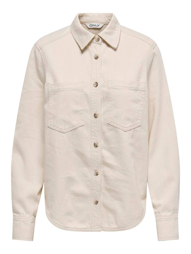 Onlsilla L/S Fitted Shirt - koop Shirts van Only bij Meisjes Brugge