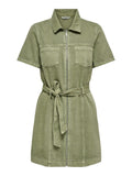 Onlsilla S/S Zip Belt Short Dress van Only – Jurken voor dames | Meisjes Brugge