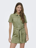 Onlsilla S/S Zip Belt Short Dress van Only – Jurken voor dames | Meisjes Brugge