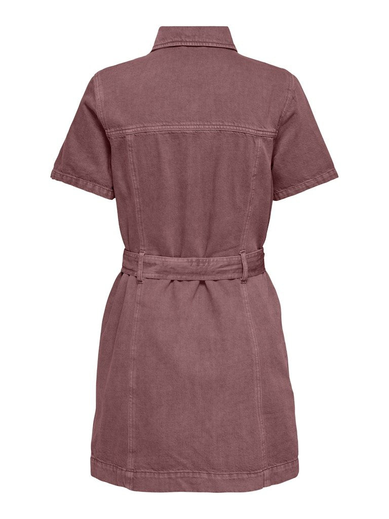 Onlsilla S/S Zip Belt Short Dress van Only – Jurken voor dames | Meisjes Brugge